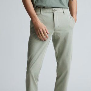 Everlane Performance Chino in Seagrass, Slim Fit